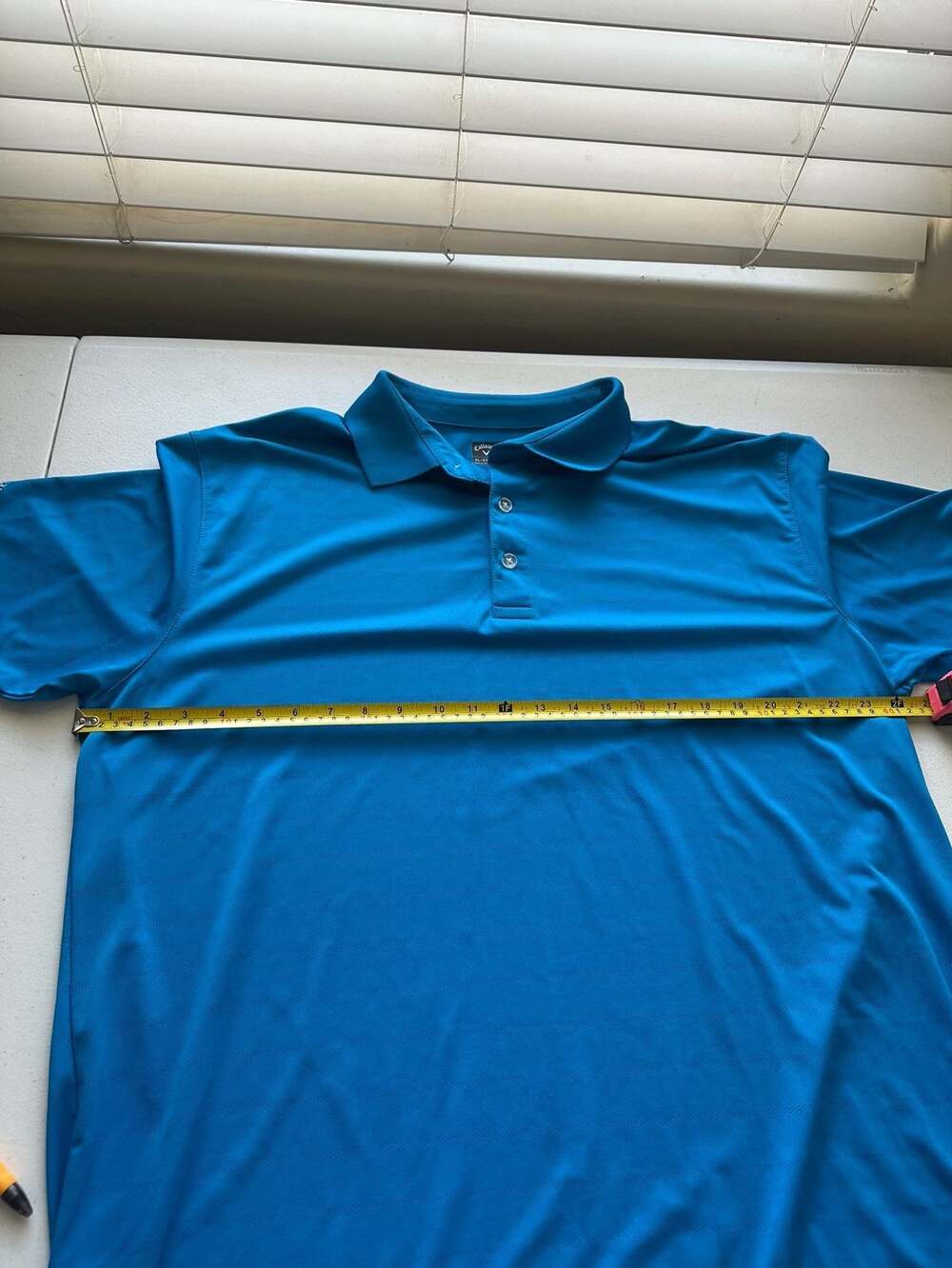 Callaway Opti-Dri Men's Striped Golf Polo Shirt Blue Size XL - Picture 7 of 11